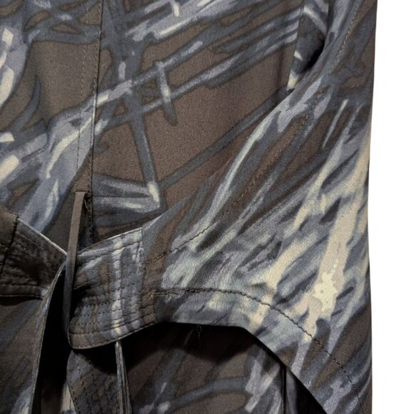 HALSTON HERITAGE Printed Double-Slit Dress - Medium - Picture 7 of 10